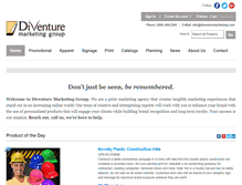 Tablet Screenshot of diventuremarketing.com